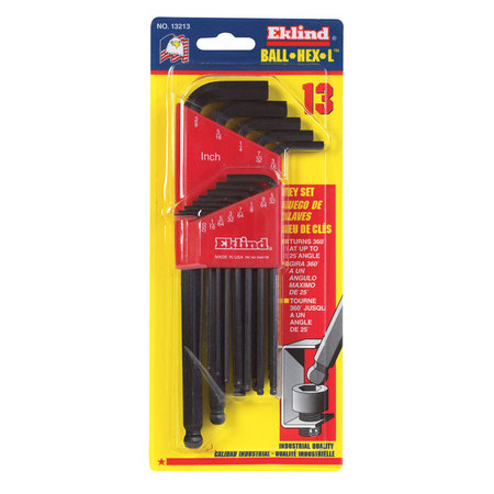 EKLIND Hex Key Balldriver 13Pc 13213